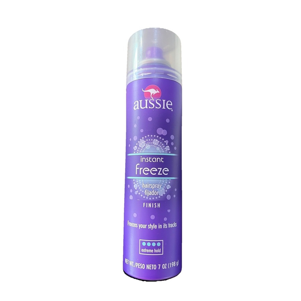 Aussie Instant Freeze Hairspray Extreme Hold Finish 7 oz Aerosol Can New